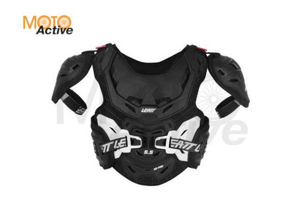 Защита панцирь подростковый Leatt Chest Protector 5.5 Pro HD Junior (Black/White, 2024)